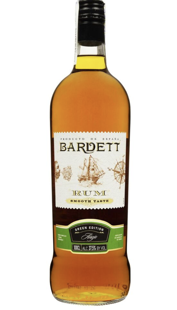 Ром Bardett Anejo 37.5% 1 л